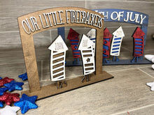 Load image into Gallery viewer, Family Fireworks Firecracker Fourth of July Standing File SVG, Glowforge, LuckyHeartDesignsCo