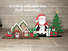 Load image into Gallery viewer, Standing Santa Christmas File SVG, Glowforge Holiday, LuckyHeartDesignsCo