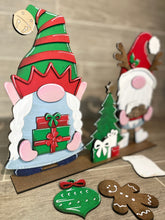 Load image into Gallery viewer, Christmas Standing Tall Gnome Interchangeable File SVG, Glowforge, LuckyHeartDesignsCo