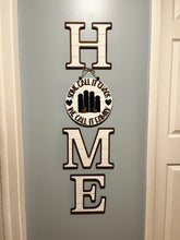 Load image into Gallery viewer, Home Letters for Large Wall Sign File SVG, Glowforge Shiplap, LuckyHeartDesignsCo