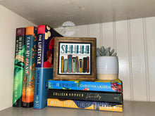 Load image into Gallery viewer, Reading Interchangeable Leaning Sign File SVG, Glowforge Books, LuckyHeartDesignsCo