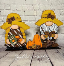 Load image into Gallery viewer, Fall Standing Tall Gnome Interchangeable File SVG, Glowforge, LuckyHeartDesignsCo
