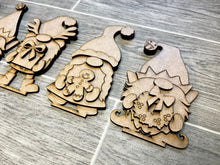 Load image into Gallery viewer, Christmas Standing Small Gnome File SVG, Glowforge, LuckyHeartDesignsCo