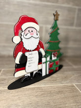Load image into Gallery viewer, Standing Santa Christmas File SVG, Glowforge Holiday, LuckyHeartDesignsCo