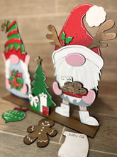 Load image into Gallery viewer, Christmas Standing Tall Gnome Interchangeable File SVG, Glowforge, LuckyHeartDesignsCo