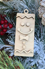 Load image into Gallery viewer, Christmas Ornament Rectangle File SVG, Kids Craft Glowforge, LuckyHeartDesignsCo