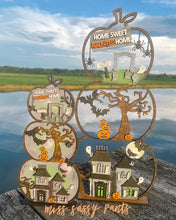 Load image into Gallery viewer, Halloween Stacking Pumpkin File SVG, Glowforge, LuckyHeartDesignsCO