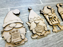 Load image into Gallery viewer, Christmas Standing Small Gnome File SVG, Glowforge, LuckyHeartDesignsCo