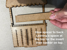 Load image into Gallery viewer, Halloween Interchangeable Market Stand File SVG, Glowforge, LuckyHeartDesignsCo