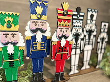 Load image into Gallery viewer, Standing Nutcracker Christmas File SVG, Glowforge, LuckyHeartDesignsCo
