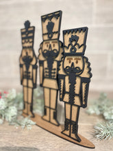 Load image into Gallery viewer, Standing Nutcracker Christmas File SVG, Glowforge, LuckyHeartDesignsCo
