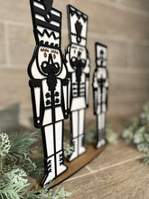Load image into Gallery viewer, Standing Nutcracker Christmas File SVG, Glowforge, LuckyHeartDesignsCo