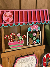 Load image into Gallery viewer, Christmas Sweets Interchangeable Market Stand File SVG, Glowforge, LuckyHeartDesignsCo