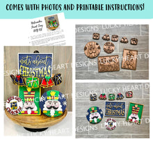 Load image into Gallery viewer, Nutcracker Christmas Quick and Easy Tiered Tray File SVG, Glowforge, LuckyHeartDesignsCo