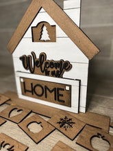 Load image into Gallery viewer, Shiplap Interchangeable Box House File SVG, Glowforge, LuckyHeartDesignsCo