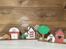 Load image into Gallery viewer, Family Farm Standing Houses File SVG, Home Glowforge, LuckyHeartDesignsCo