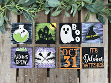 Load image into Gallery viewer, Halloween Leaning Ladder File SVG, Glowforge Tiered Tray, LuckyHeartDesignsCo