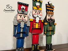 Load image into Gallery viewer, Standing Nutcracker Christmas File SVG, Glowforge, LuckyHeartDesignsCo