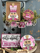 Load image into Gallery viewer, Nutcracker Christmas Quick and Easy Tiered Tray File SVG, Glowforge, LuckyHeartDesignsCo