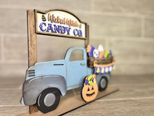 Load image into Gallery viewer, Halloween add on Interchangeable Farmhouse Truck File SVG, Glowforge Fall, LuckyHeartDesignsCO