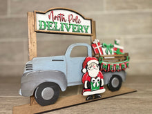 Load image into Gallery viewer, Santa add on Interchangeable Farmhouse Truck File SVG, Glowforge Christmas, LuckyHeartDesignsCo