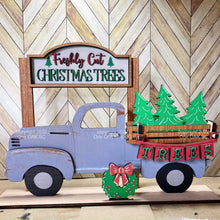 Load image into Gallery viewer, Christmas Tree add on Interchangeable Farmhouse Truck File SVG, Glowforge, LuckyHeartDesignsCo