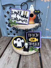 Load image into Gallery viewer, Halloween Quick and Easy Tiered Tray File SVG, Glowforge Tier Tray, LuckyHeartDesignsCO