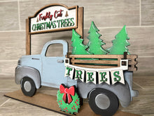 Load image into Gallery viewer, Christmas Tree add on Interchangeable Farmhouse Truck File SVG, Glowforge, LuckyHeartDesignsCo