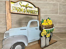 Load image into Gallery viewer, Sunflower add on Interchangeable Farmhouse Truck File SVG, Glowforge, LuckyHeartDesignsCo