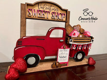 Load image into Gallery viewer, Valentines Sweet Shop add on Interchangeable Farmhouse Truck File SVG, Glowforge, LuckyHeartDesignsCo
