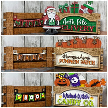 Load image into Gallery viewer, Interchangeable Farmhouse Crate File SVG, Glowforge, LuckyHeartDesignsCo