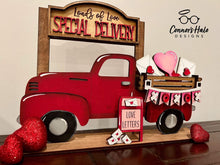 Load image into Gallery viewer, Loads of Love Valentines add on Interchangeable Farmhouse Truck File SVG, Glowforge, LuckyHeartDesignsCo