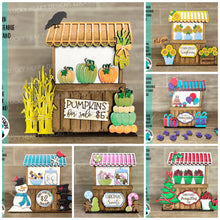 Load image into Gallery viewer, Valentines Sweet Shop Interchangeable Market Stand File SVG, Glowforge, LuckyHeartDesignsCo