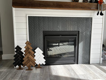 Load image into Gallery viewer, Pallet Herringbone Christmas Tree File SVG, Farmhouse Glowforge, LuckyHeartDesignsCo