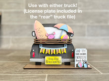 Load image into Gallery viewer, Sunny Days Beach add on Interchangeable Farmhouse Truck File SVG, Glowforge Summer, LuckyHeartDesignsCo