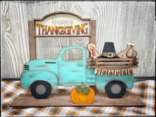 Load image into Gallery viewer, Thanksgiving add on Interchangeable Farmhouse Truck File SVG, Glowforge, LuckyHeartDesignsCo