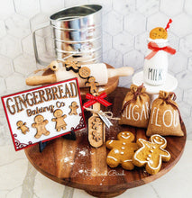 Load image into Gallery viewer, Winter Christmas Tiered Tray Wood Scoop File SVG, Glowforge Bead Garland, LuckyHeartDesignsCo