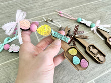 Load image into Gallery viewer, Easter Tiered Tray Wood Scoop File SVG, Glowforge Bunny, LuckyHeartDesignsCo