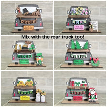 Load image into Gallery viewer, St Patrick's Day add on Interchangeable Farmhouse Truck File SVG, Glowforge, LuckyHeartDesignsCo