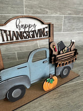 Load image into Gallery viewer, Thanksgiving add on Interchangeable Farmhouse Truck File SVG, Glowforge, LuckyHeartDesignsCo