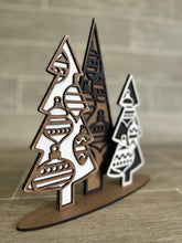 Load image into Gallery viewer, 2022 Standing Christmas Tree File SVG, Glowforge Farmhouse, LuckyHeartDesignsCo