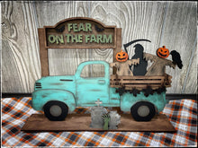 Load image into Gallery viewer, Scary Halloween add on Interchangeable Farmhouse Truck File SVG, Glowforge Fall, LuckyHeartDesignsCo