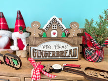 Load image into Gallery viewer, Gingerbread add on Interchangeable Farmhouse Truck File SVG, Glowforge Christmas, LuckyHeartDesignsCo