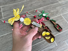 Load image into Gallery viewer, Fruit Tiered Tray Wood Scoop File SVG, Glowforge Summer, LuckyHeartDesignsCO