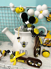 Load image into Gallery viewer, Bee Tiered Tray Wood Scoop File SVG, Glowforge, LuckyHeartDesignsCo