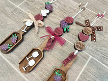 Load image into Gallery viewer, Wine Tiered Tray Wood Scoop File SVG, Glowforge, LuckyHeartDesignsCo