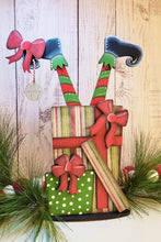 Load image into Gallery viewer, Silly Elf Christmas Standing File SVG, Glowforge, LuckyHeartDesignsCo