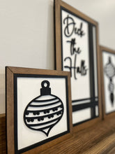 Load image into Gallery viewer, Deck the Halls Farmhouse Christmas Sign Trio File SVG, Glowforge, LuckyHeartDesignsCo