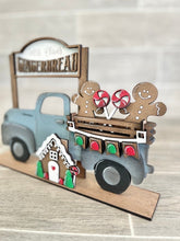 Load image into Gallery viewer, Gingerbread add on Interchangeable Farmhouse Truck File SVG, Glowforge Christmas, LuckyHeartDesignsCo
