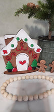 Load image into Gallery viewer, Gingerbread House Christmas Kids Kit File SVG, Glowforge, LuckyHeartDesignsCo